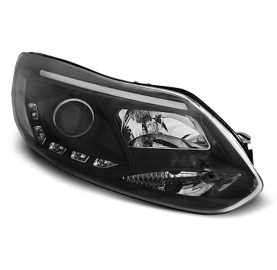 Faros Delanteros Luz Diurna Ford Focus Mk3 11- 10.14 Tube Lights Negro