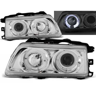 Faros Delanteros Angel Eyes Honda Crx 09.87-89 Cromados