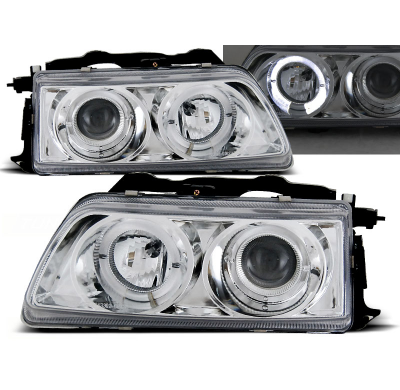 Faros Delanteros Angel Eyes Honda Crx 90-02.92 Cromados