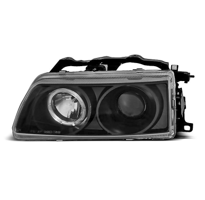 Faros Delanteros Angel Eyes Honda Crx 90-02.92 Fondo Negro