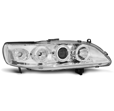 Faros Delanteros Angel Eyes Honda Accord 98-02 Cromados (Usa)