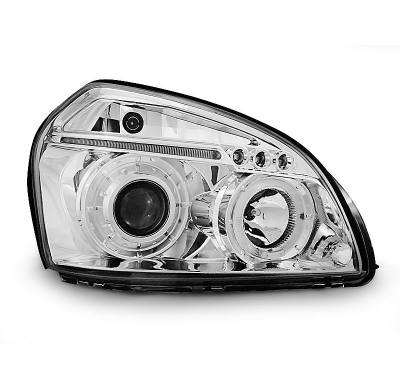 Faros Delanteros Angel Eyes Hyundai Tucson 07.04-10 Cromados