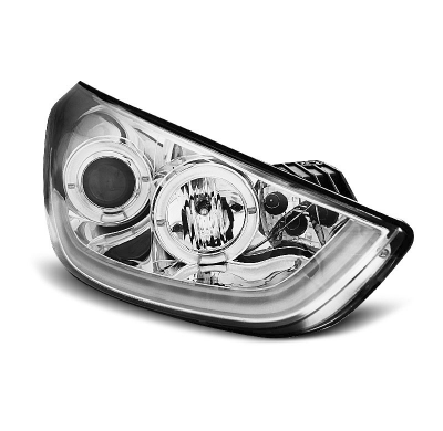 Faros Delanteros Luz Diurna Hyundai Tucson Ix35 10-13 Cromado Tube Light
