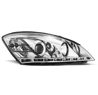 Kia Ceed 09.06-08.09 Faros Delanteros Luz Diurna Cromados