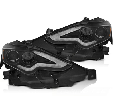 Faros Luz Diurna Lexus Is 13-16 Led Projector Tube Black