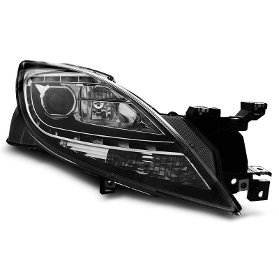 Faros Delanteros Luz Diurna Mazda 6 Ii 10-12 Fondo Negro