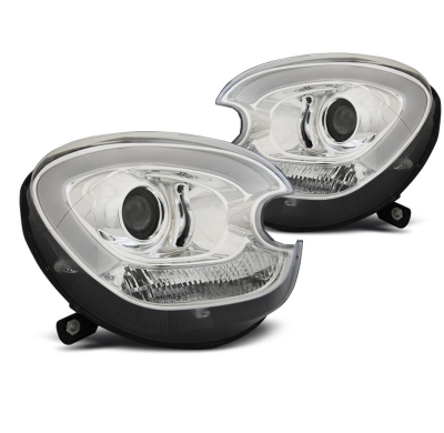 Faros Luz Diurna Bmw Mini (Cooper) R60 Countryman 10-14 Tube Light Cromado Xenon