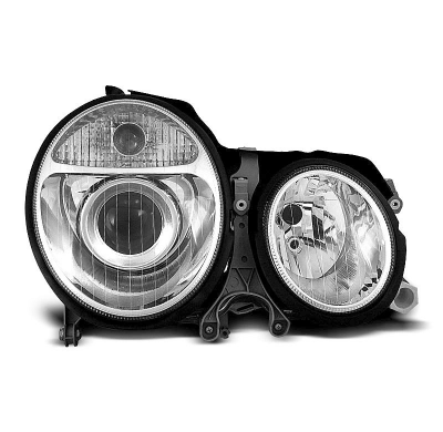 Faros Delanteros Mercedes W210 E-Klasa 06.99-03.02 Cromado
