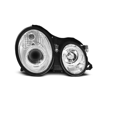 Faros Delanteros Angel Eyes Mercedes W208 Clk 03.97-04.02 Angel Eyes Cromados
