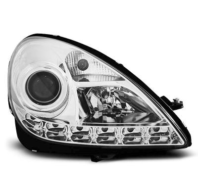 Faros Delanteros Luz Diurna Mercedes R171 Slk 04-11 Cromados
