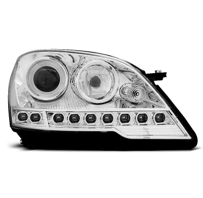 Faros Delanteros Luz Diurna Mercedes W164 Ml M-Klasa 08- Cromados
