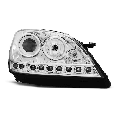 Faros Delanteros Luz Diurna Mercedes W164 Ml M-Klasa 05-07 Cromados