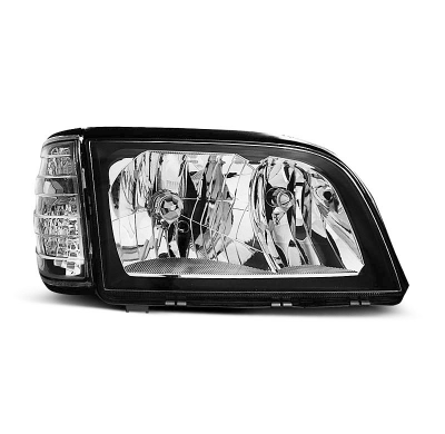 Faros Delanteros Mercedes W140 S-Klasa 03.91-10.98 Negro