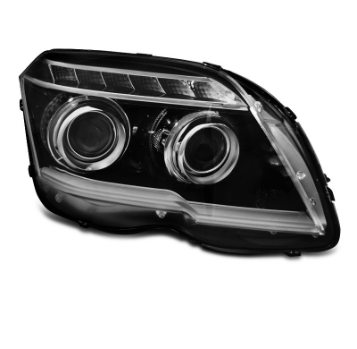 Faros Luz Diurna Mercedes Glk X204 06.08-08.12 Tube Light Negro