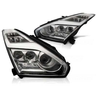 Faros Luz Diurna Nissan Gt-R 08-11.13 Led Chrome