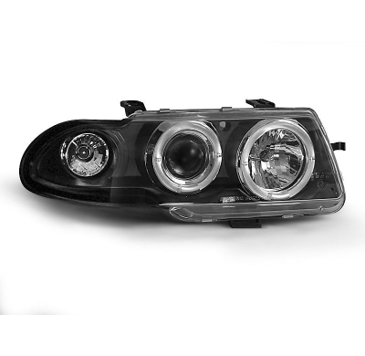Faros Delanteros Angel Eyes Opel Astra F 09.91-08.94 Fondo Negro