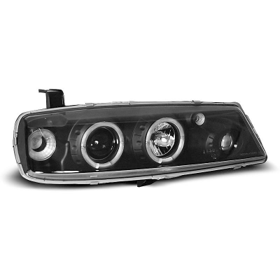 Faros Delanteros Angel Eyes Opel Calibra 08.90-06.97 Fondo Negro