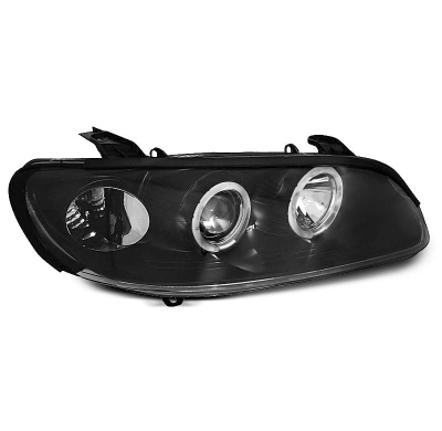 Faros Delanteros Angel Eyes Opel Omega B 04.94-08.99 Fondo Negro