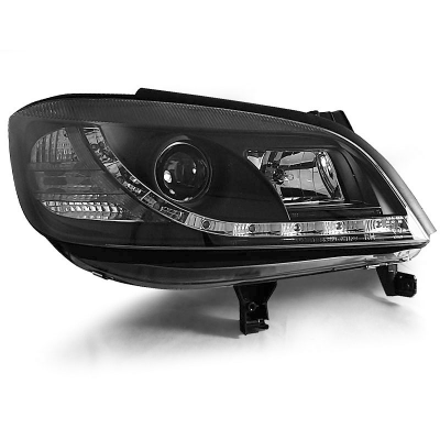 Opel Zafira 04.99-06.05 Faros Delanteros Luz Diurna Fondo Negro