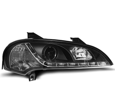 Faros Delanteros Luz Diurna Opel Tigra 09.94-12.00 Fondo Negro