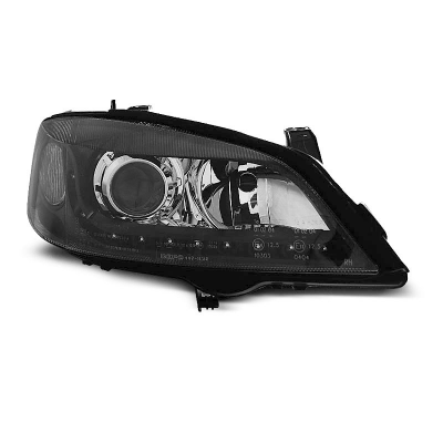 Faros Delanteros Luz Diurna Opel Astra G 09.97-02.04 Fondo Negro