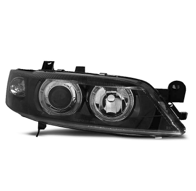 Faros Delanteros Angel Eyes Opel Vectra B 99-02 Fondo Negro