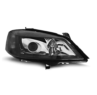 Faros Delanteros Opel Astra G 09.97-02.04 Negro H7