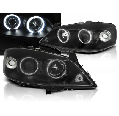 Faros Delanteros Angel Eyes Opel Astra G 09.97-02.04 Angel Eyes Ccfl Negro