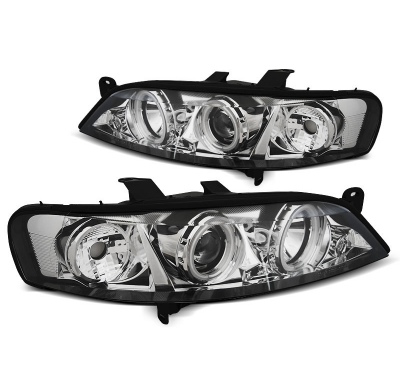 Faros Delanteros Angel Eyes Opel Vectra B 99-03.02 Angel Eyes Ccfl Cromado