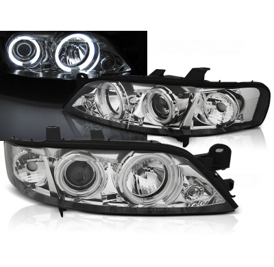 Faros Delanteros Angel Eyes Opel Vectra B 99-03.02 Angel Eyes Ccfl Cromado