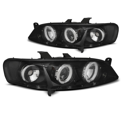 Faros Delanteros Angel Eyes Opel Vectra B 99-03.02 Angel Eyes Ccfl Negro