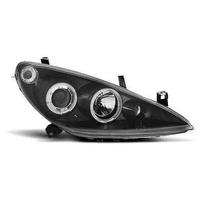 Faros Delanteros Angel Eyes Peugeot 307 04.01-06.05 Fondo Negro