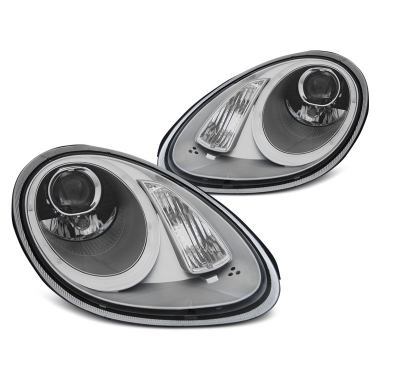 Faros Luz Diurna Porsche Boxster / Cayman 987 05-08 Xenon Silver