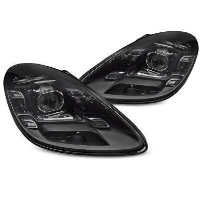 FAROS LED NEGROS para PORSCHE BOXSTER CAYMAN 718 2016-