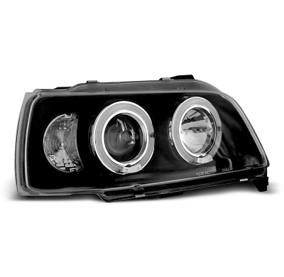 Faros Delanteros Angel Eyes Renault Clio 06.90-95 Fondo Negro
