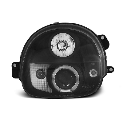 Faros Delanteros Angel Eyes Renault Twingo 03.93-09.98 Fondo Negro