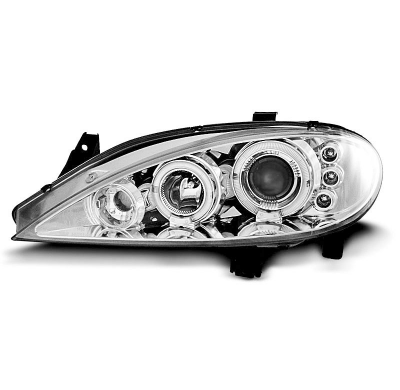 Faros Delanteros Angel Eyes Renault Megane 03.99-10.02 Cromados