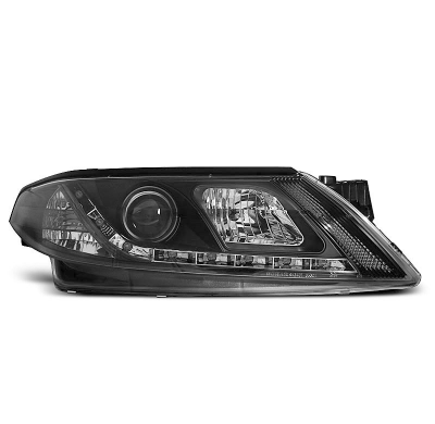 Renault Laguna 2 01-03.05 Faros Delanteros Luz Diurna Fondo Negro
