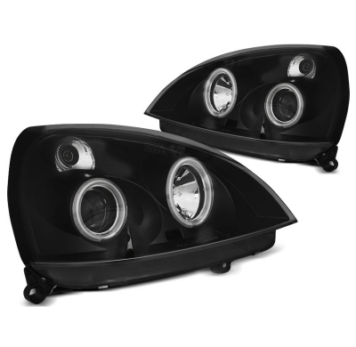 Faros Delanteros Angel Eyes Renault Clio Ii 06.01-09.05 Angel Eyes Ccfl Negro