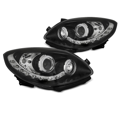 Faros Delanteros Luz Diurna Renault Twingo 07-11 Daylight Negro