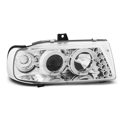 Faros Delanteros Angel Eyes Seat Ibiza / Cordoba/ Polo Variant, Sedan 10.93-08.99 Cromados