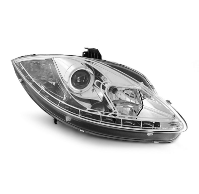 Faros Delanteros Luz Diurna Seat Leon Altea Toledo 06.05-09 Cromados