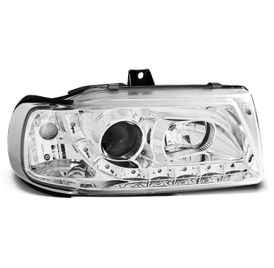 Faros Delanteros Luz Diurna Seat Ibiza/Cordoba/Polo Variant, Sedan 10.93-08.99 Cromados