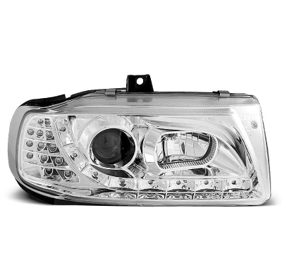 Seat Ibiza/Cordoba/ Polo Variant, Sedan 10.93-08.99 Faros Delanteros Luz Diurna Cromados