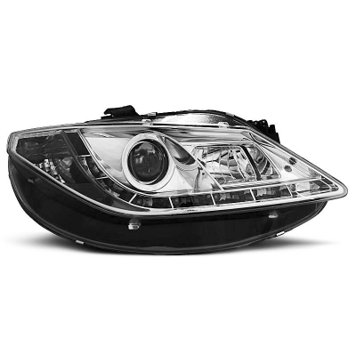 Seat Ibiza 6j 06.08-12 Faros Delanteros Luz Diurna Cromados