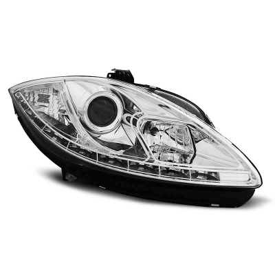 Faros Delanteros Luz Diurna Seat Leon Altea 09-13 Tru Drl Ece-R87 Cromado