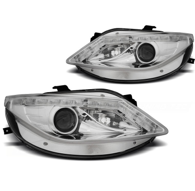 Faros Luz Diurna Seat Ibiza 6j 06.08-12  Cromado