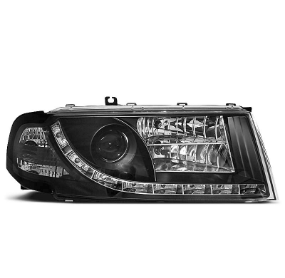 Faros Delanteros Luz Diurna Skoda Octavia I 08.00-04.04 Fondo Negro