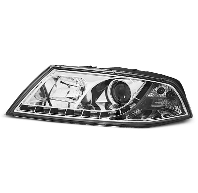 Skoda Octavia 2 03.04-08  Xenon D1s Faros Delanteros Luz Diurna Cromados