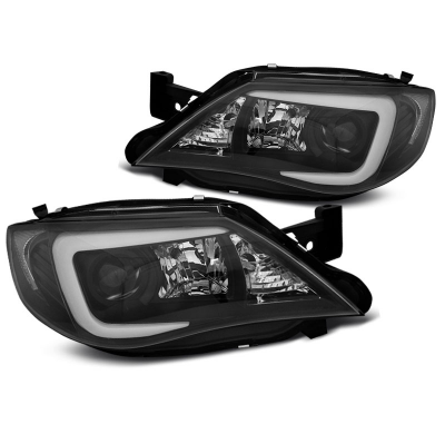 Faros Luz Diurna Subaru Impreza Iii Gh 07-12 Tube Negro